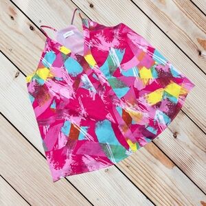 Adrienne L pink colorful cami